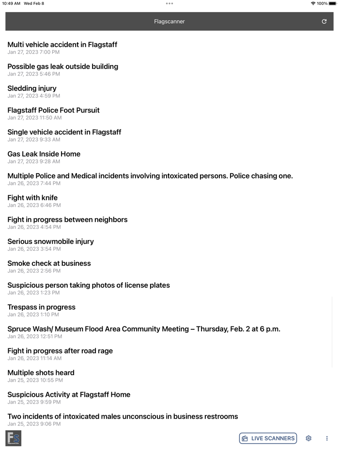 Flag Scanner Flagstaff News