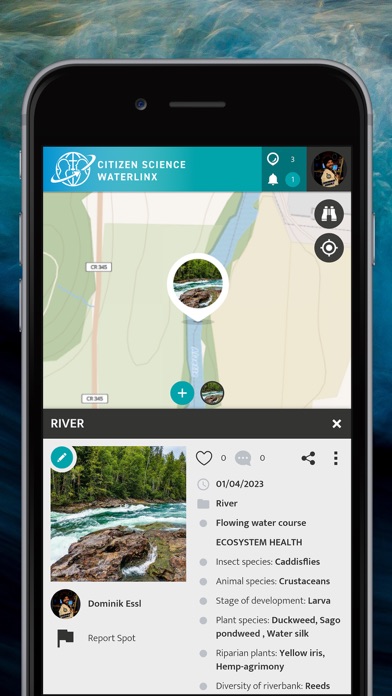 WaterLinx | Citizen Science Screenshot
