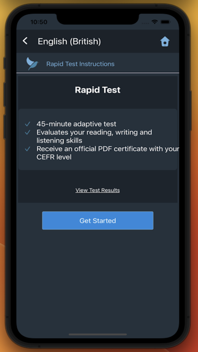 Bluebird: English British Screenshot