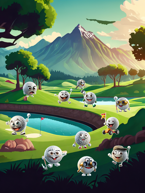 Screenshot #4 pour Golf Faces Stickers