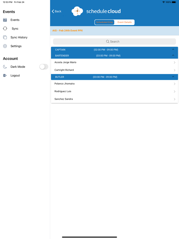 Schedule-Cloud-CxRA Timeclock