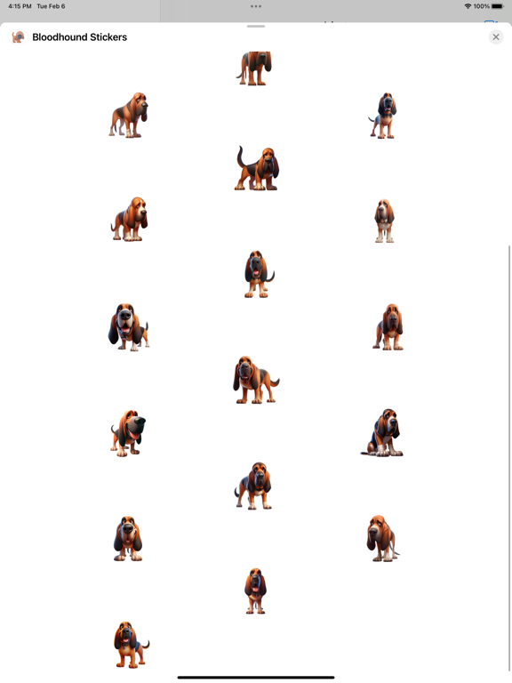 Screenshot #5 pour Bloodhound Stickers