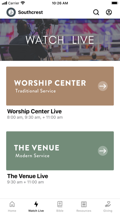 Southcrest Baptist Church US Screenshot