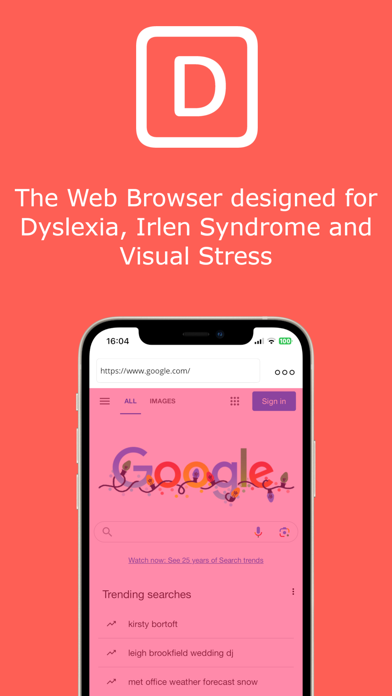 Screenshot #1 pour Navigateur Web Dyslexie Irlen