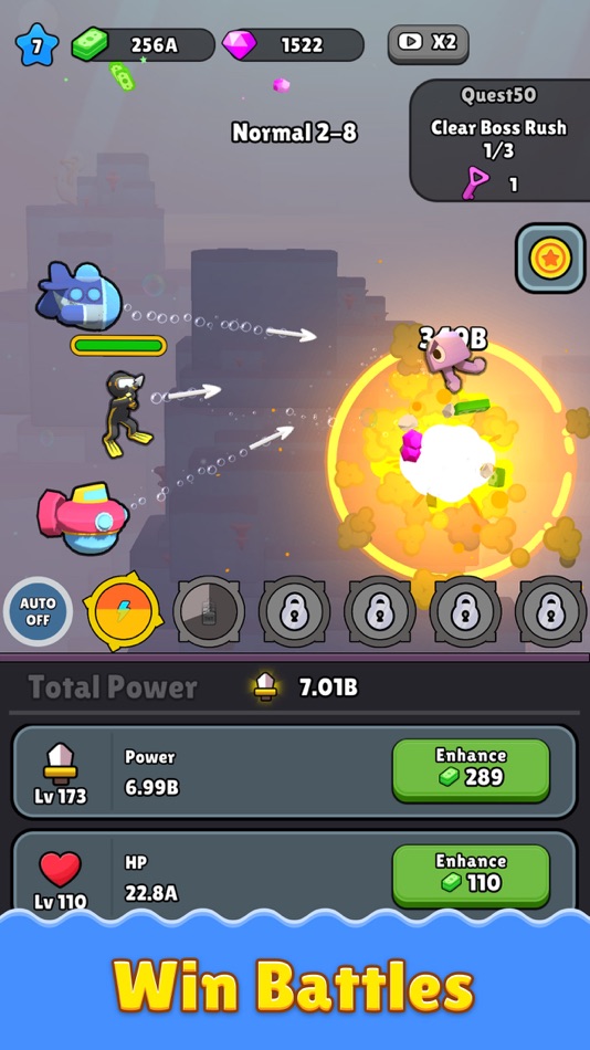 #4. Deep Diver : Idle RPG (iOS) 由: Amirahmad Bornaee