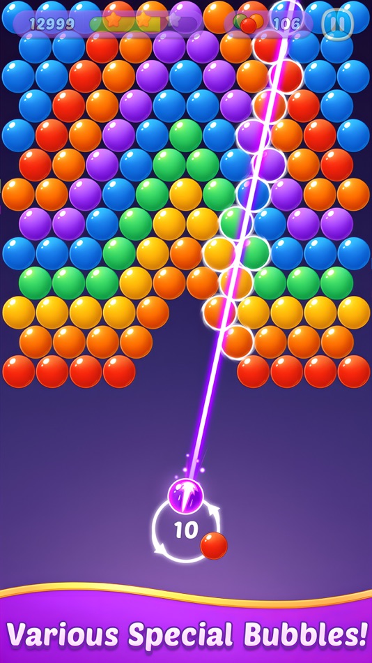 #3. Bubble Shooter Gem Pop (iOS) 由: Shanghai Freemind Software Co., Ltd.