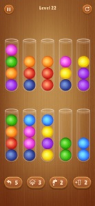 Color Ball Sort Wooden Puzzle screenshot #5 for iPhone