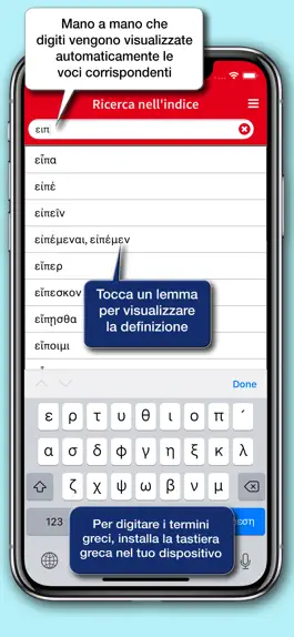 Game screenshot Dizionario Greco Classico apk