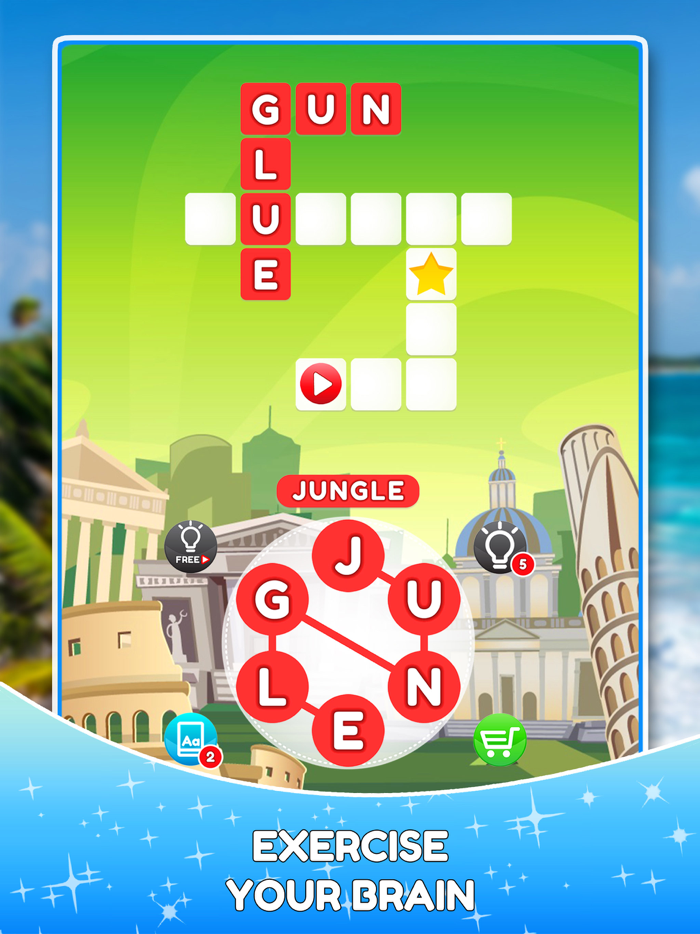 Word Travels Crossword Puzzle