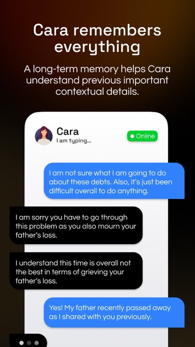 Cara: AI Therapy Screenshot