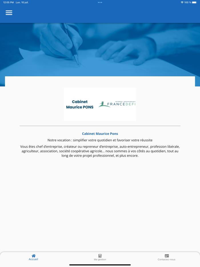 Cabinet Maurice Pons