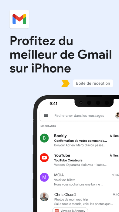 Screenshot #1 pour Gmail : la messagerie Google