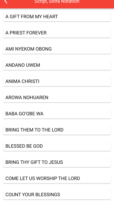 New Catholic Hymn Book Screenshot