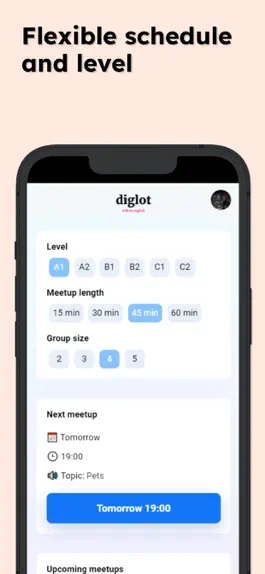 Game screenshot Diglot · English Voice Meetups hack