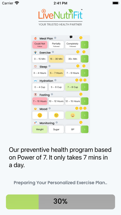 LiveNutriFit Weight Loss Coach Screenshot