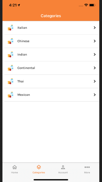 Vendor Hyperlocal Food Deliver Screenshot
