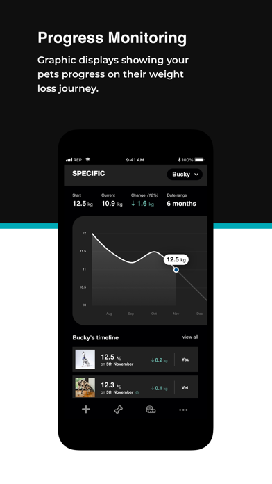 SPECIFIC Weight Management app Screenshot