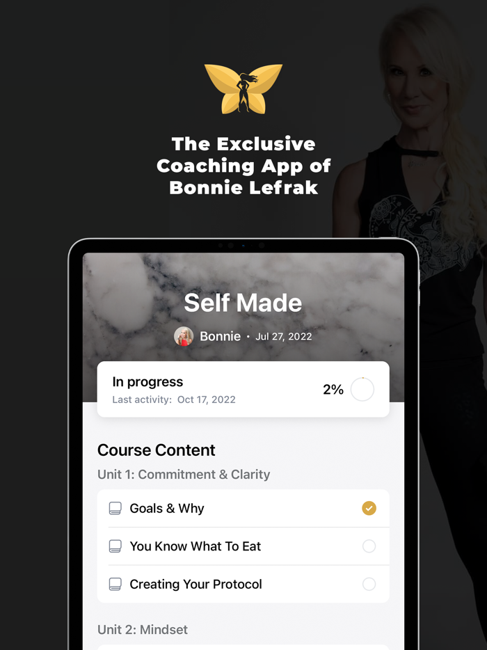 Bonnie Lefrak Coaching App