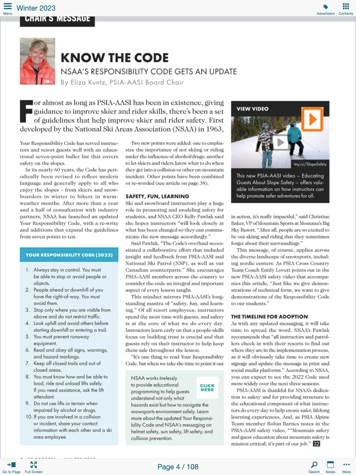 PSIA - AASI Snow Pro Library