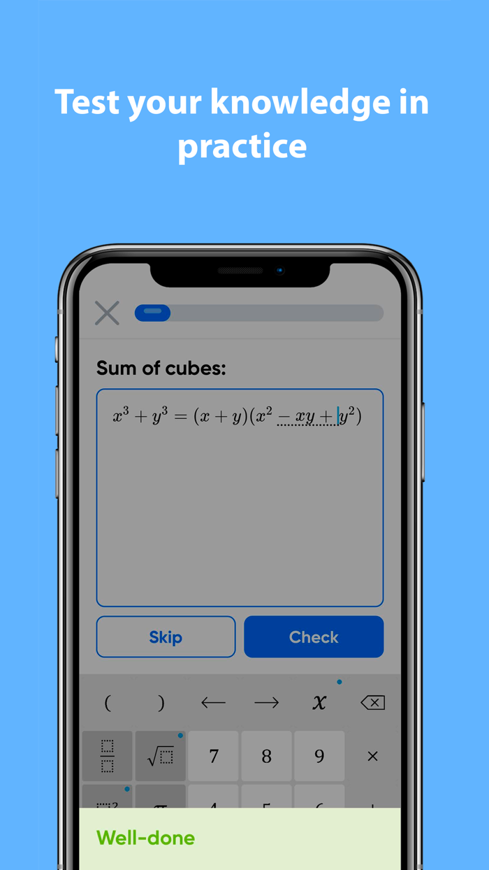 MathUp - learn math formulas
