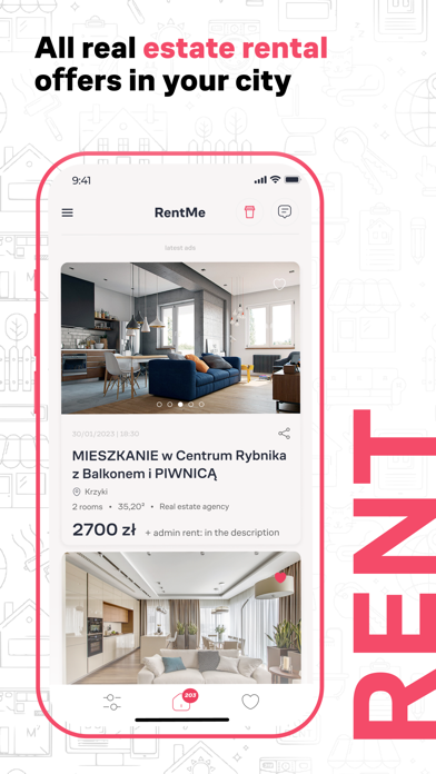 RentMe: Real Estate Aggregator Screenshot