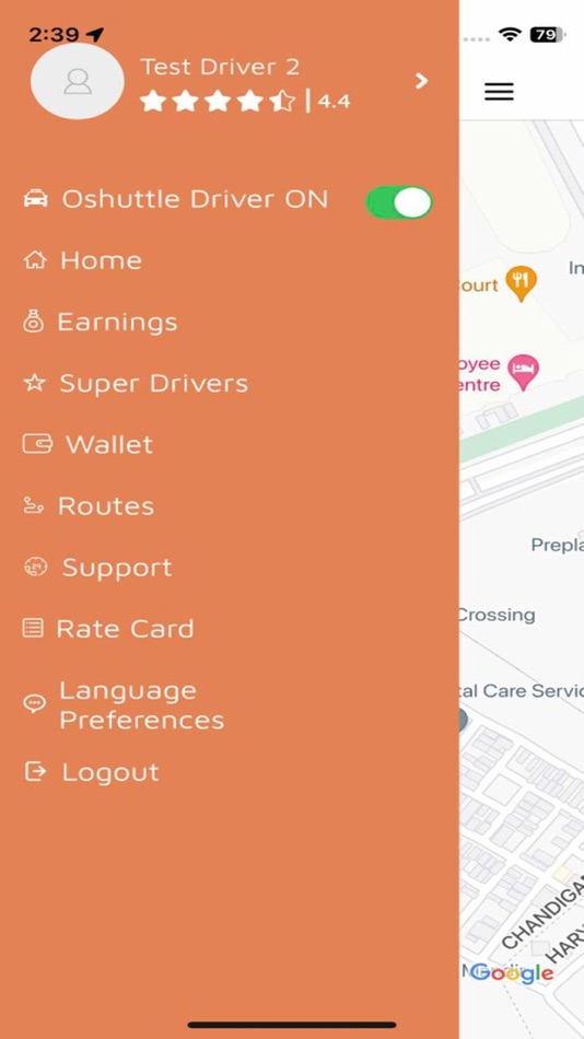 #2. Oshuttle Driver (iOS) Podle: Cloud World co.