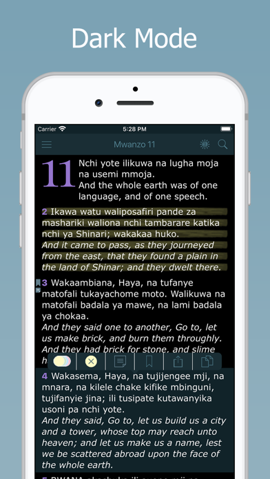 Screenshot #3 pour Biblia Takatifu－Swahili Bible