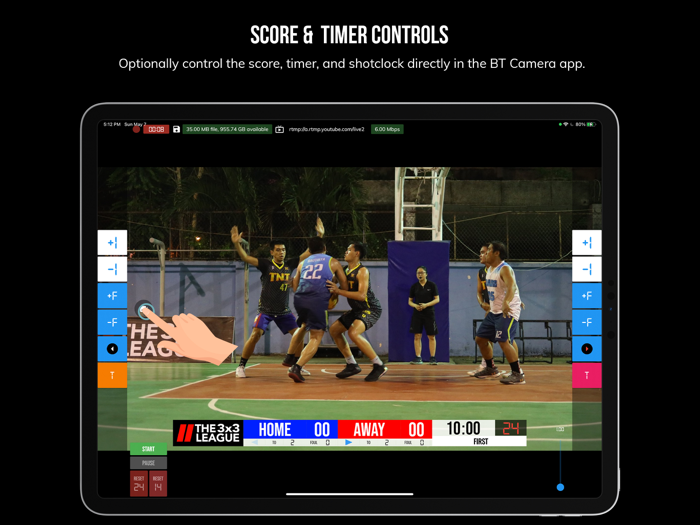 BT Basketball Camera