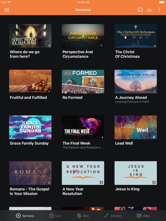 Grace Church (Hudson, MA) iPad screenshot 1 - Lifestyle app