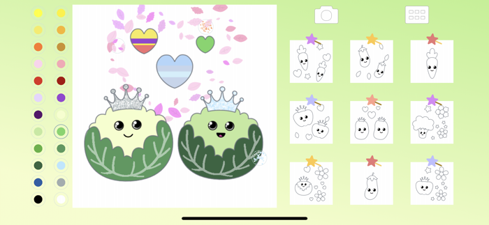 Vegetable Coloring Kid Toddler