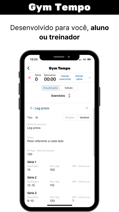 Gym Tempo - Contagem no treino Screenshot