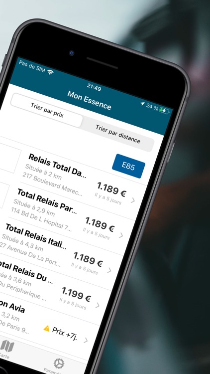 Mon Essence - Prix carburants