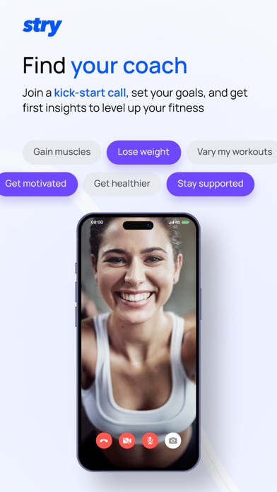 Stry Personal Fitness Trainer Screenshot