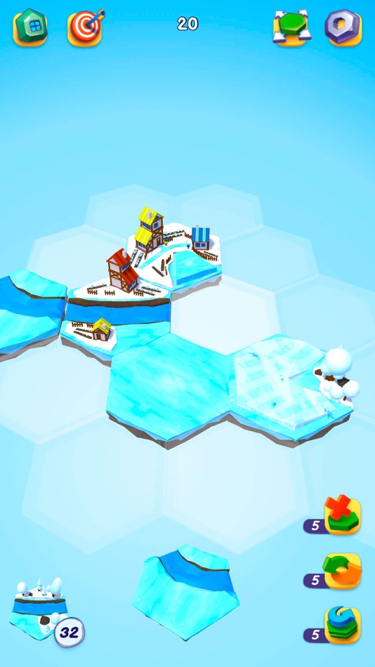 #3. Hexotopia - building city (iOS) 由: Mariya Ivanova