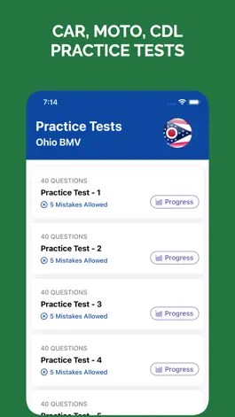 Game screenshot Ohio BMV Permit Practice Test mod apk