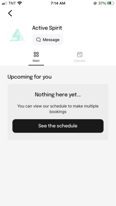 Active Spirit app Screenshot