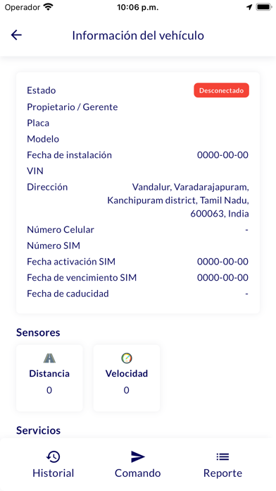 Seguridad Inteligente GPS Screenshot