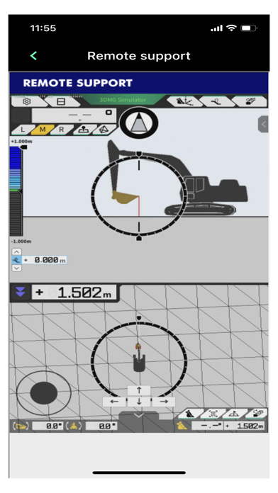 SmartConstruction RemoteMobile Screenshot