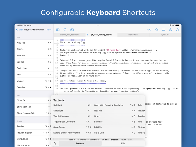 ‎Textastic Code Editor Capture d'écran