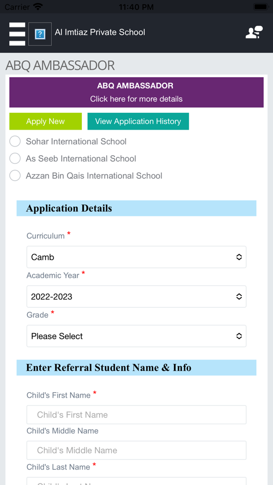 #3. Al Imtiaz Private School (iOS) 由: Al Omania Education Service Company SAOC (ABQ Education Group)