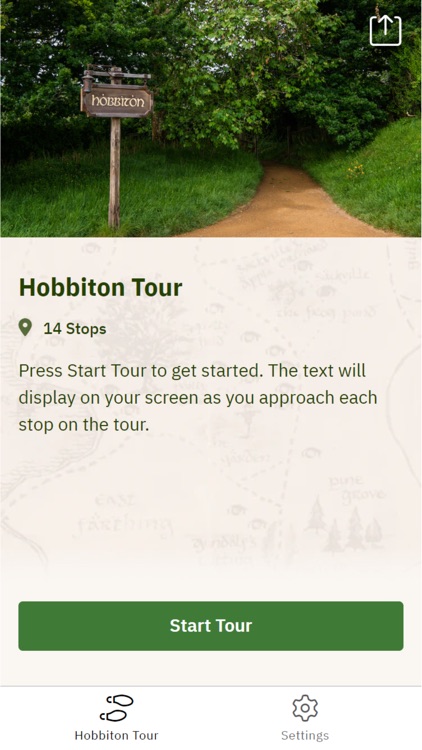 Hobbiton Tour Companion App