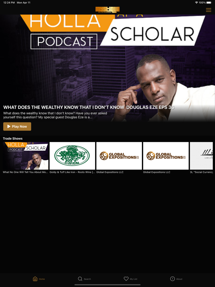 Mystique Entertainment TV App