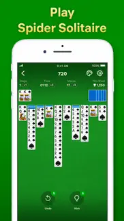 spider solitaire – card games iphone screenshot 1