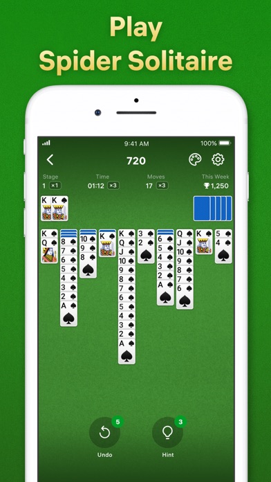 Spider Solitaire – Card Games Screenshot