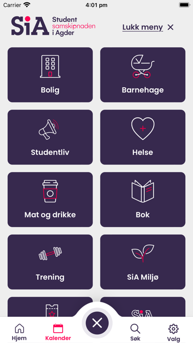 SiA Studentliv Screenshot