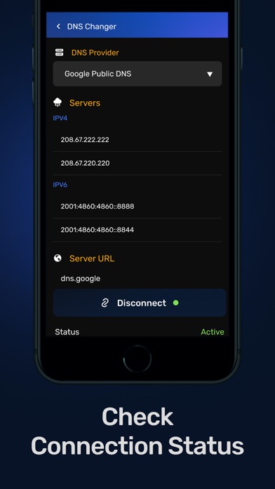 DNS Changer - Secure VPN Proxy Screenshot