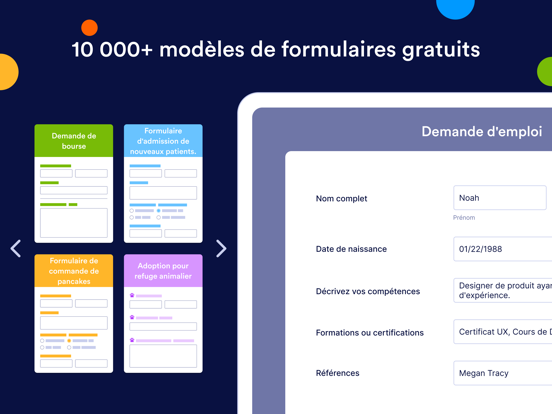 Screenshot #5 pour Formulaires & Sondages Jotform