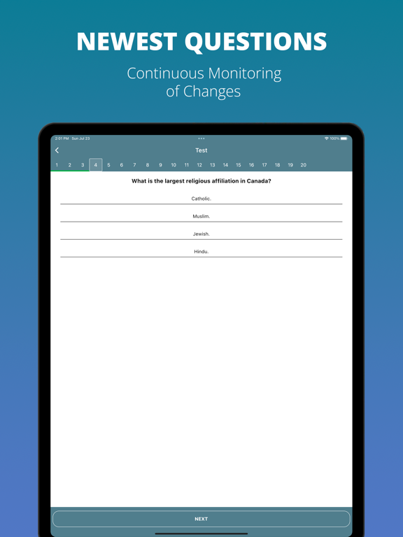 Screenshot #4 pour Canadian Citizenship 2024 Exam