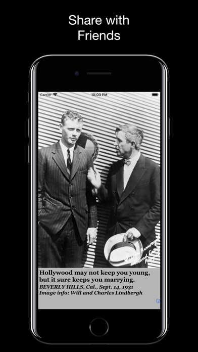 Will Rogers Daily Quotes Screenshot
