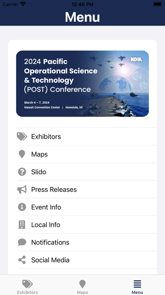 #2. 2024 POST Conference (iOS) 由: National Defense Industrial Association